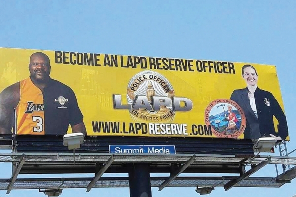 LAPD Traffic Division Pink Patch — Los Angeles Police Museum